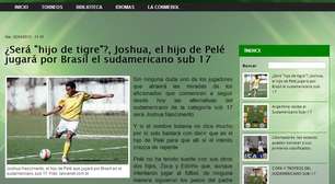 Em gafe, site da Conmebol põe filho de Pelé no Sul-Americano Sub-17