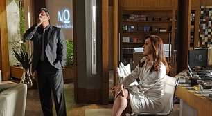 'Salve Jorge': Stenio desconfia de Lívia e a pressiona