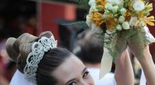 'Malhação': Juliana Paiva grava cenas do casamento de Fatinha