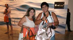 Convidadas passam 3 h em filas na 'caça aos brindes'