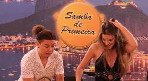 Rayanne Morais e modelos do Carnaval gravam programa de TV no Rio