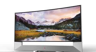 Coreia: LG começa venda de TV de tela curva de 105 polegadas