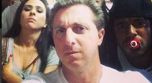 Luciano Huck e Tatá Werneck gravam quadro do 'Caldeirão' no Rio