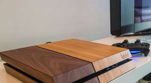 Fabricante alemã desenvolve capa de madeira para PS4