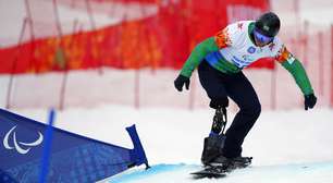 Com comoção, brasileiro fica em 28° no snowboard paralímpico