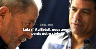 A jornal francês, Lula diz que Brasil "perdeu seu estilo"