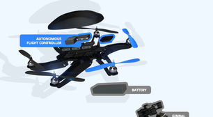 Drone para filmagens aéreas arrecada mais de US$ 300 mil