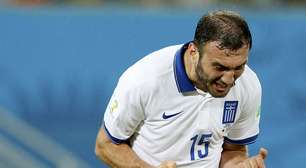 Em sua 3ª Copa, Grécia termina primeiro jogo sem levar gol