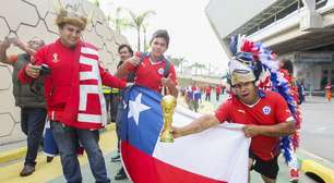 Chilenos viajam em carreata de 800 carros para ver a Copa