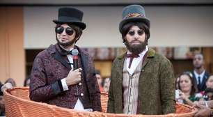 Rodrigo Faro e Latino viram mágicos de rua para quadro