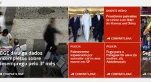 Terra lança "Principais Histórias", área que destaca as últimas notícias na home