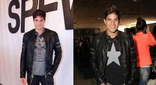 Mesmo dia, looks diferentes! Ex-BBB André se troca no SPFW