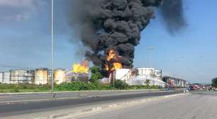 Incêndio atinge 6º tanque e governo cria gabinete de crise