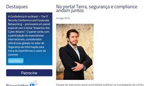 Leandro Bennaton, gerente de Security &amp; Compliance do Terra, é destaque no site da Itsa