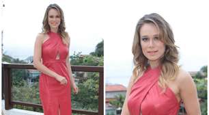 Mariana Ximenes usa vestido de R$ 2,9 mil em feijoada