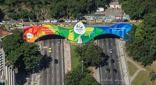 Túnel Novo inaugura decoração olímpica do Rio de Janeiro