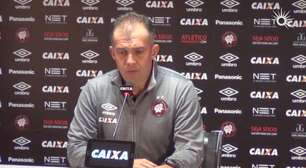 ATLÉTICO-PR: Eduardo Baptista fala sobre a partida contra o Flamengo.