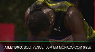 Bolt vence 100 metros em 9.95s em Mônaco