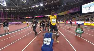 Bolt perde para Gatlin em seu adeus das pistas