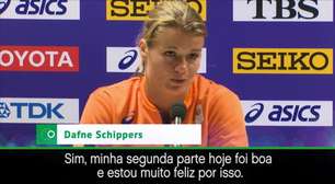 "Estou muito feliz", diz Schippers após conquistar o bronze