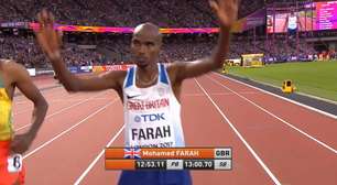 Farah fica em segundo nos 5000m do Mundial de Londres