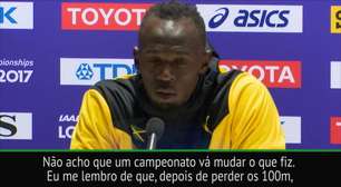 Bolt: "Não acho que um campeonato vá mudar o que fiz"