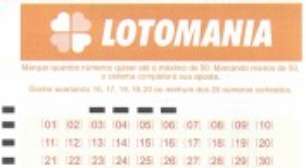 Regras do jogo da Lotomania