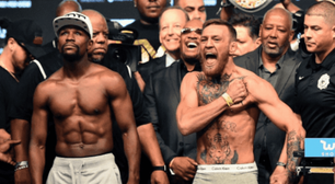 Mayweather e McGregor se encaram antes de superluta épica