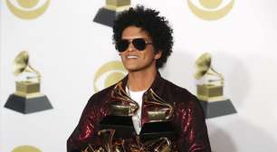 Bruno Mars é grande vencedor do Grammy com 6 prêmios