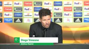 UEFA Europa League: Simeone: "Atlético de Madrid faz parte da minha vida"