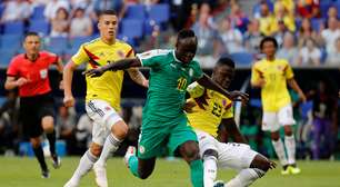 Veja fotos do jogo entre Senegal e Colômbia