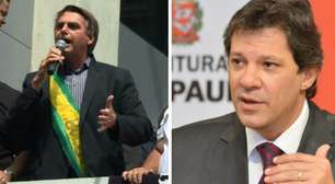 Chances de 2º turno entre Bolsonaro e Haddad aumentaram