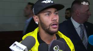"Fiquei muito feliz", afirma Neymar sobre atuar os 90 minutos pelo Brasil.