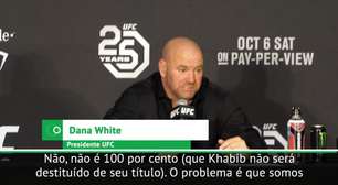 MMA: UFC: Dana: "Não é 100% que Khabib vá perder seu título"