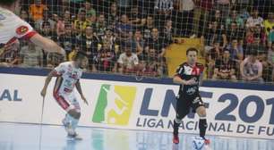 Futsal: Cascavel e Joinville empatam no primeiro jogo das oitavas de final