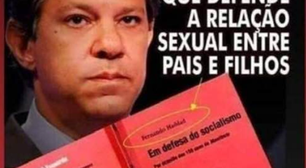 #Verificamos: Livro de Haddad não defende incesto