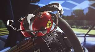 Headset da Ferrari promete áudio realista em games de corrida