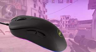 Mouse gamer da Dazz com resolução de 4000 DPI mira jogos FPS