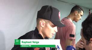 ATLÉTICO-PR: Raphael Veiga: "Foi difícil, mas fizemos um bom jogo"