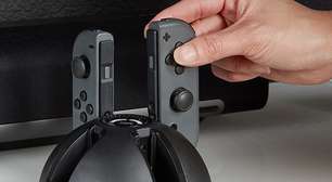 Estação carrega rápido múltiplos controles de PS4 e Switch