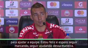 ATHLETICO: Marco Ruben sobre artilharia: "Fazer gols é uma das armas que tenho para ajudar a equipe"