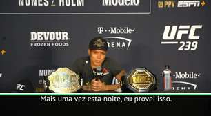 UFC 239: Amanda Nunes: "Quero continuar a fazer história"