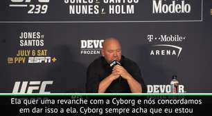 UFC 239: Dana White sobre Amanda Nunes: "Se junta a Anderson Silva, St. Pierre e Jon Jones"