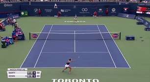 WTA Toronto: Kenin vence Barty (6-7, 6-3, 6-4)