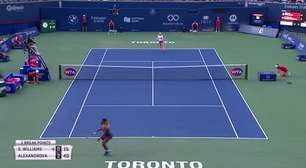 WTA Toronto: Serena Williams vence Ekaterina Alexandrova (7-5, 6-4)