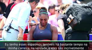 WTA Toronto: Serena sobre desistência na Final: "Estava com muita dor, mas me arrependeria se ao menos não tentasse jogar"