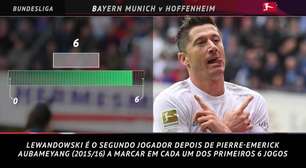 5 Coisas: Lewandowski marcou em cada um dos primeiros 6 jogos da Bundesliga