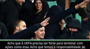 Emery pede 'forte atitude' da UEFA após caso de racismo na Bulgária