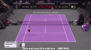 WTA Finals: Halep supera Andreescu (3-6, 7-6, 6-3)