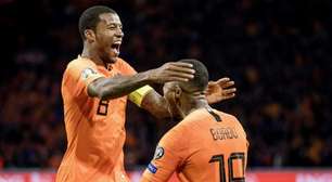 Wijnaldum faz 3, Holanda goleia Estônia e fecha 2019 em alta